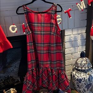 Vineyard Vines Red Plaid Dress, women’s 12 BNWT